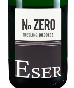 weingut brueder eser rheingau riesling  no zero bubbles vorderetikett