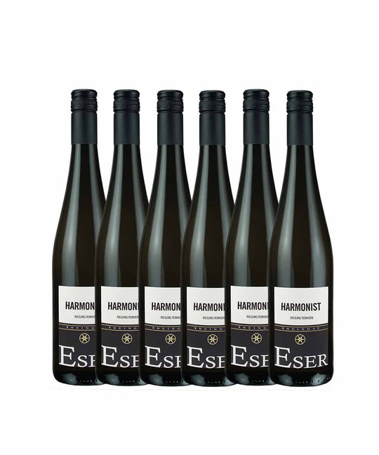 weingut brueder eser rheingau riesling harmonist feinherb 6er kiste