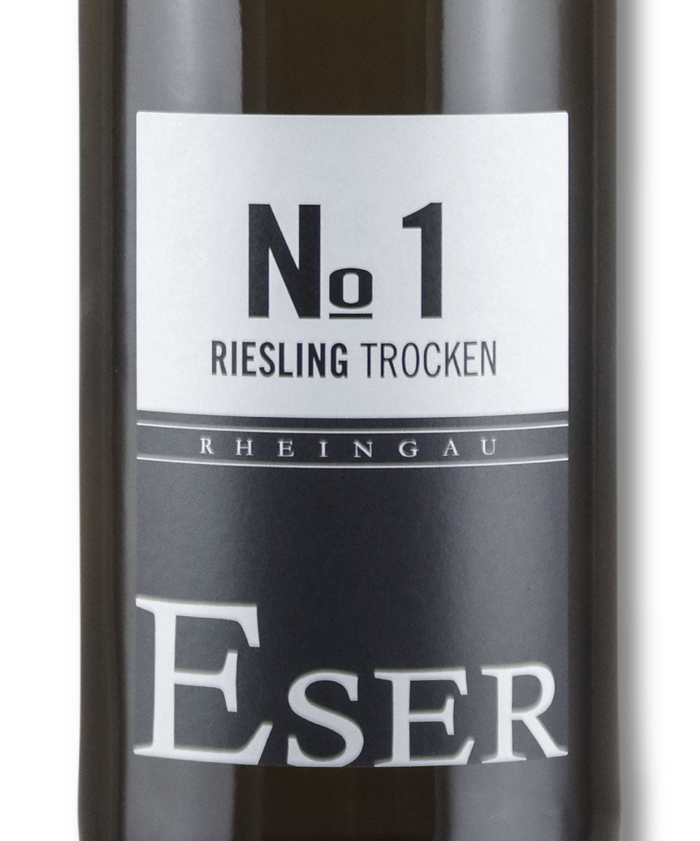 weingut brueder eser vorderetikett no 1 riesling trocken